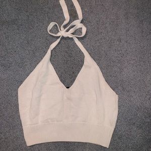 Cropped Halter Beach Top